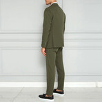 Luca 3-Piece Slim Fit Suit // Khaki (Euro: 58)