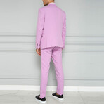 Kamari 3-Piece Slim Fit Suit // Lila (Euro: 44)