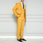 Bryce 3-Piece Slim Fit Suit // Yellow (Euro: 44)