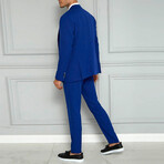 Jan 3-Piece Slim Fit Suit // Sax Blue (Euro: 48)