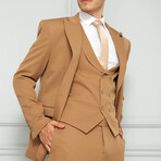 Orlando 3-Piece Slim Fit Suit // Brown (Euro: 50)