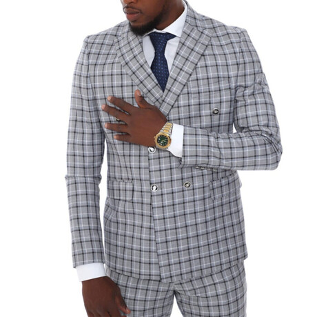 Alonzo 2-Piece Slim Fit Suit // Gray (Euro: 44)
