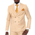 Colton 2-Piece Slim Fit Suit // Beige (Euro: 50)