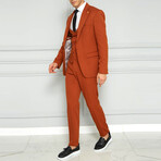 Omari 3-Piece Slim Fit Suit // Tile Red (Euro: 44)
