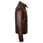 Gregory Leather Jacket // Chestnut (3XL)