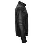 Everett Leather Jacket // Black (L)