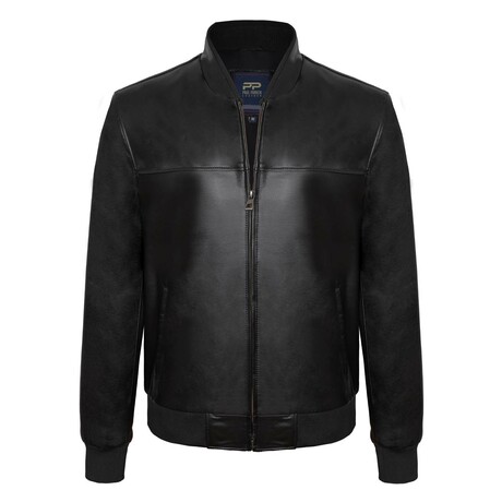 Niko Leather Jacket // Black (S)