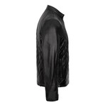Landon Leather Jacket // Black (XL)