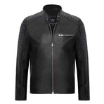 Dmitri Leather Jacket // Black (XL)