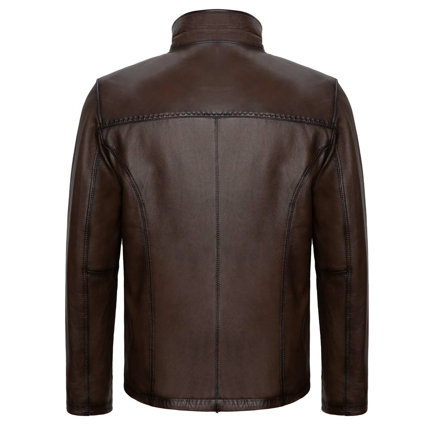 Martin Leather Jacket // Chestnut (2XL) - Paul Parker Leather Jackets ...