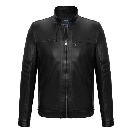 Racer Jacket // Style 1 // Black (XL)