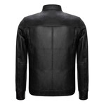 Ivan Leather Jacket // Black (3XL)