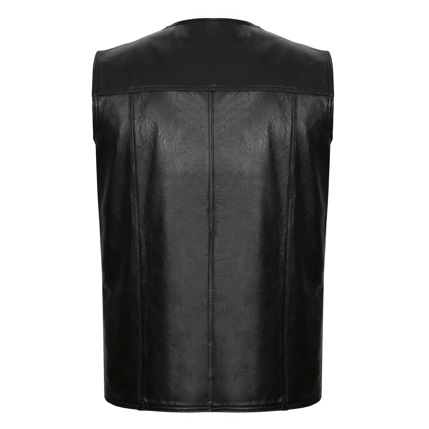 Isaac Leather Vest // Black (2XL) - Paul Parker Leather Vests & Jackets ...