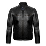 Harrison Leather Jacket // Black (L)