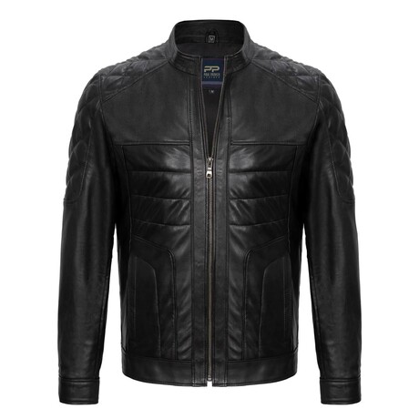 Nathan Leather Jacket // Black (S)