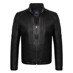 Keith Leather Jacket // Black (L)