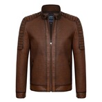 Fergus Leather Jacket // Chestnut (M)