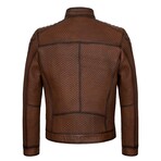 Fergus Leather Jacket // Chestnut (L)