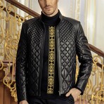 Landon Leather Jacket // Black (M)