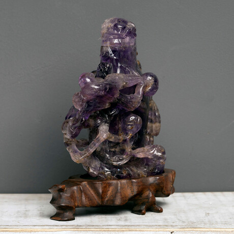 Amethyst Sculptural Bottle