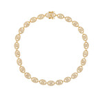 Ella 18k Gold Plated Collar Necklace // 19"