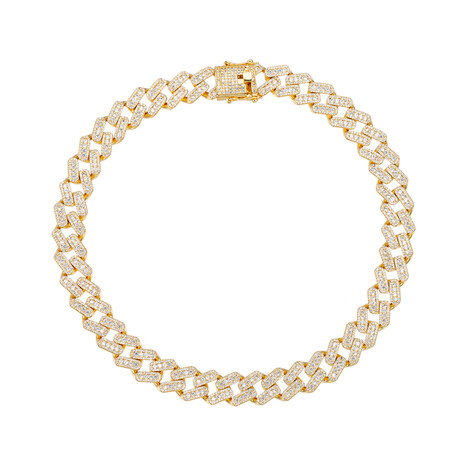 Elizabeth 18k Gold Plated Collar Necklace // 19"