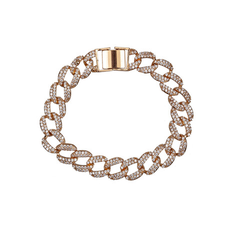 Torin Solid Brass Bracelet // 6"