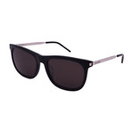 Saint Laurent // Men's SL509-001 Sunglasses // Silver + Black