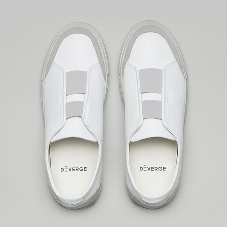 Slip On V7 Sneakers // White + Plaster (US: 7)