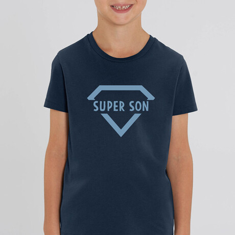 Super Son Kid T-Shirt // Navy (4 Years)