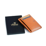 Front Pocket ID Wallet // Vegetable Tanned Leather // Caramel