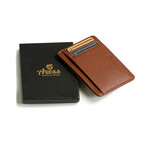 Front Pocket ID Wallet // Vegetable Tanned Leather // Cognac