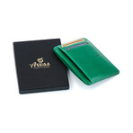 Front Pocket ID Wallet // Vegetable Tanned Leather // Green