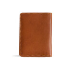 Long Slim Wallet // Vegetable Tanned Leather // Cognac