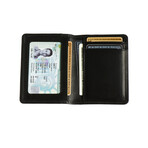 Long Slim Wallet // Vegetable Tanned Leather // Black