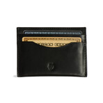 Ideal Card Wallet // Vegetable Tanned Leather // Black