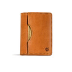 Long Slim Wallet // Vegetable Tanned Leather // Caramel