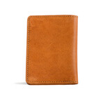 Long Slim Wallet // Vegetable Tanned Leather // Caramel