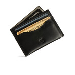 Ideal Card Wallet // Vegetable Tanned Leather // Black