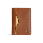 Long Slim Wallet // Vegetable Tanned Leather // Cognac