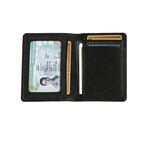 Long Slim Wallet // Saffiano Leather // Black