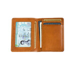 Long Slim Wallet // Vegetable Tanned Leather // Caramel