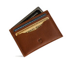 Ideal Card Wallet // Vegetable Tanned Leather // Cognac