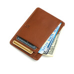 Front Pocket ID Wallet // Vegetable Tanned Leather // Cognac