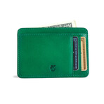 Front Pocket ID Wallet // Vegetable Tanned Leather // Green