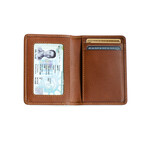 Long Slim Wallet // Vegetable Tanned Leather // Cognac