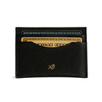 Ideal Card Wallet // Saffiano Leather // Black