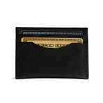 Ideal Card Wallet // Saffiano Leather // Black