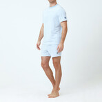 Sky Men's T-Shirt Terry // Blue (L)