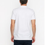 Keith Short Sleeve Polo Shirt // White (2XL)